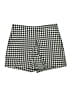 Madewell Checkered-gingham Black Shorts Size 6 - photo 1