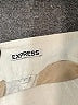 Express 100% Cotton Chevron-herringbone Ivory Shorts Size 6 - photo 4