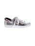 Tommy Hilfiger 100% Leather Silver Sneakers Size 7 - photo 1