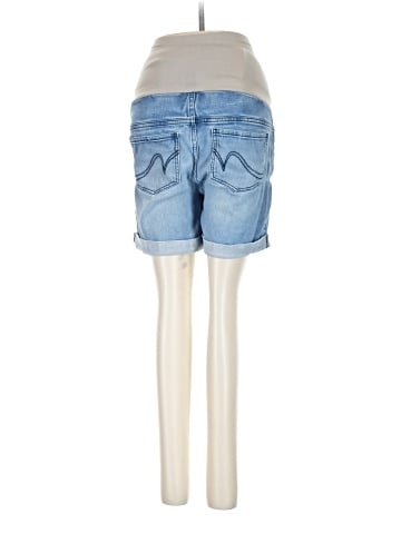Indigo Blue Denim Shorts (view 2)