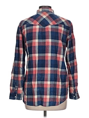 American Eagle Outfitters Long Sleeve Button-Down Shirt (view 2)