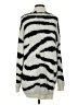 Line & Dot Animal Print Ivory Cardigan Size S - photo 2