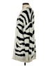 Line & Dot Animal Print Ivory Cardigan Size S - photo 5