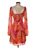 Steve Madden 100% Polyester Paisley Orange Cocktail Dress Size 2 - photo 2