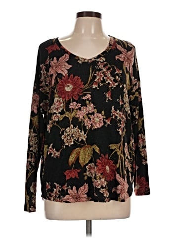 Well Worn Long Sleeve Blouse (view 1)