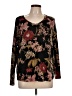 Well Worn Black Long Sleeve Blouse Size L - photo 1