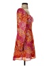 Steve Madden 100% Polyester Paisley Orange Cocktail Dress Size 2 - photo 4