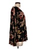 Well Worn Black Long Sleeve Blouse Size L - photo 4