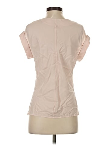 Theory Short Sleeve Silk Top (view 2)