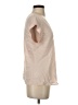 Theory 100% Silk Pink Short Sleeve Silk Top Size P (petite) - photo 4