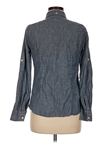 J.Crew Factory Store Long Sleeve Button-Down Shirt (view 2)