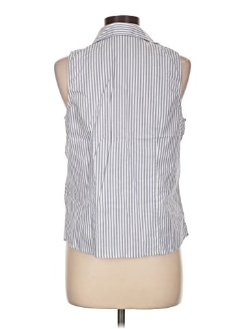 Nine West Sleeveless Button-Down Shirt (view 2)