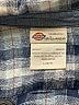 Dickies 100% Cotton Plaid Gray Long Sleeve Button-Down Shirt Size L - photo 7