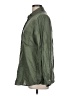 Gap 100% Linen Green Long Sleeve Button-Down Shirt Size Lg Petite - photo 5