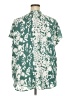 Jodifl 100% Polyester Green Short Sleeve Blouse Size 2X - photo 2