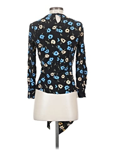 No.6 Store Long Sleeve Silk Top (view 2)