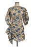 Rhode 100% Cotton Paisley Blue Cocktail Dress Size 8 - photo 1
