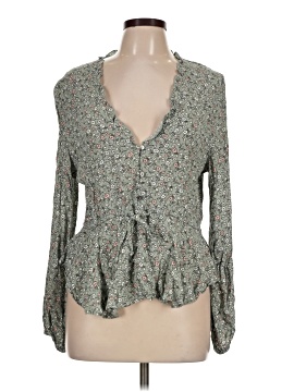 Olivaceous Long Sleeve Blouse