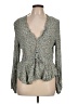 Olivaceous 100% Rayon Green Long Sleeve Blouse Size L - photo 1