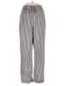 Unbranded Stripes Silver Casual Pants Size M - photo 1