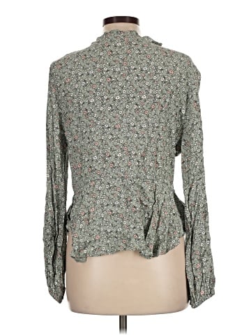 Olivaceous Long Sleeve Blouse (view 2)