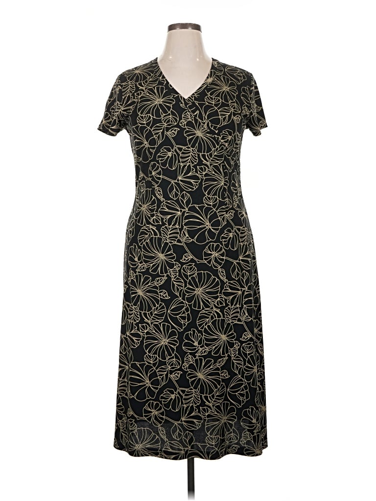 Pre-owned Croft & Barrow Casual Dress In Black