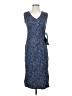 Amour Vert Polka Dots Blue Casual Dress Size S - photo 1