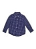 Janie and Jack Checkered-gingham Blue Long Sleeve Button-Down Shirt Size 18-24 mo - photo 1