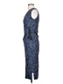 Amour Vert Polka Dots Blue Casual Dress Size S - photo 5