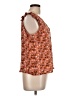 dip Orange Sleeveless Blouse Size L - photo 4