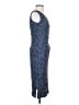 Amour Vert Polka Dots Blue Casual Dress Size S - photo 4