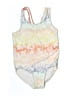 OshKosh B'gosh Tie-dye Ivory One Piece Swimsuit Size 6X - photo 1