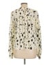 Ted Baker London 100% Polyester Animal Print Ivory Long Sleeve Blouse Size 8 (3) - photo 2
