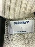 Old Navy 100% Cotton Solid Ivory Turtleneck Sweater Size L - photo 7