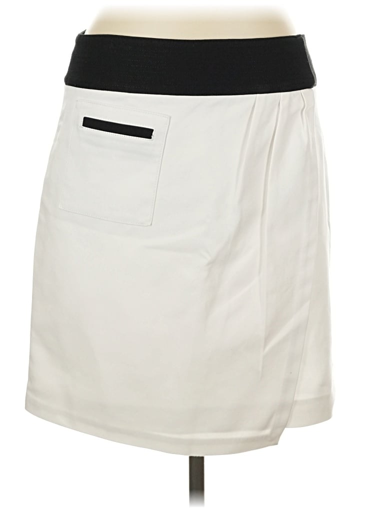 Pre-owned Anne Klein Casual Skirt In Ivory