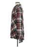 Michael Tyler Plaid Black Long Sleeve Blouse Size M - photo 5