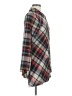 Michael Tyler Plaid Black Long Sleeve Blouse Size M - photo 4