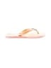 Eve Orange Flip Flops Size 7 - photo 1