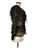 Topshop Black 3/4 Sleeve Blouse Size 8 - photo 4
