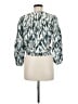 Evereve Green 3/4 Sleeve Blouse Size M - photo 2
