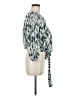Evereve Green 3/4 Sleeve Blouse Size M - photo 4