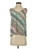a.n.a. A New Approach 100% Rayon Silver Sleeveless Top Size S - photo 1