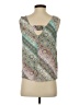 a.n.a. A New Approach 100% Rayon Silver Sleeveless Top Size S - photo 2