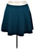 Torrid Chevron-herringbone Teal Casual Skirt Size 24 - photo 1