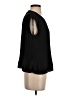 DKNY 100% Polyester Black Short Sleeve Blouse Size S (petite) - photo 4