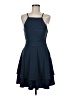 Jun & Ivy Solid Blue Cocktail Dress Size M - photo 1