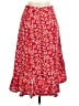 Unbranded 100% Polyester Floral Red Casual Skirt Size M - photo 2