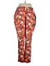 BCBGeneration Floral Red Casual Pants Size XL - photo 2