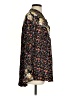 Free People 100% Rayon Floral Black Long Sleeve Blouse Size XS - photo 4