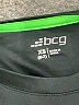 Bcg 100% Polyester Black Active T-Shirt Size 6 - 7 - photo 3